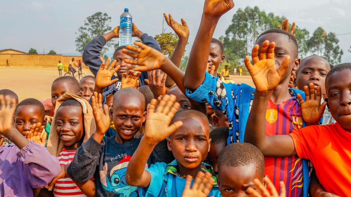 Children in Burundi, Africa
