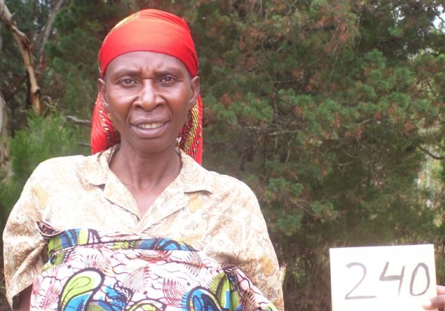 A widow in Burundi